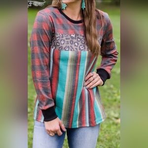 Multicolored top